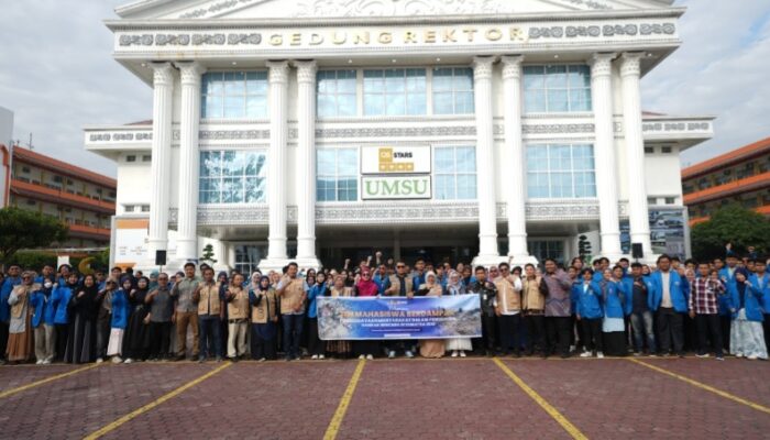 UMSU Lepas 5 Tim Lolos Pendanaan Mahasiswa Berdampak Pemulihan Bencana Sumatera