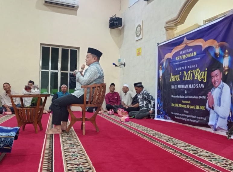 Peringatan Isra Mi’raj Di Masjid Istiqomah Perkuat Syiar Islam Dan Peran Pemuda