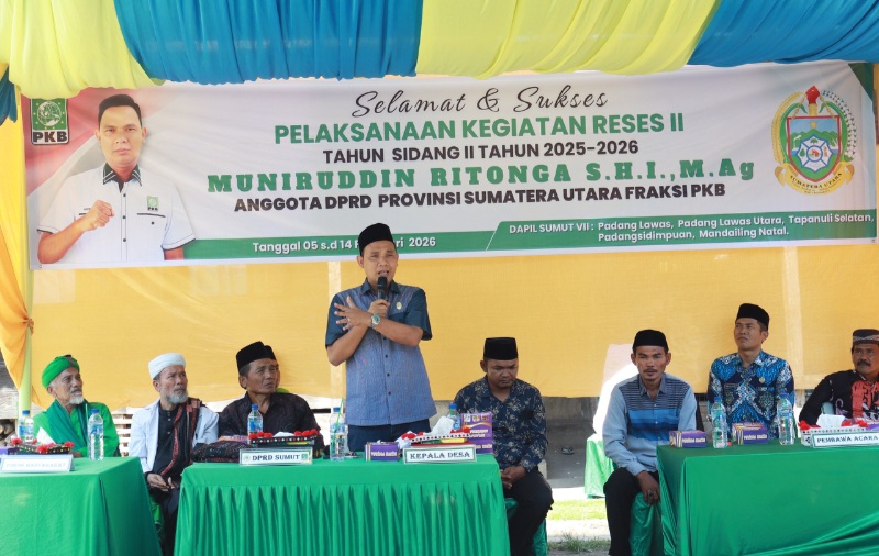 Reses Muniruddin Ritonga Di Padang Baruas Serap Aspirasi Pertanian Dan Infrastruktur