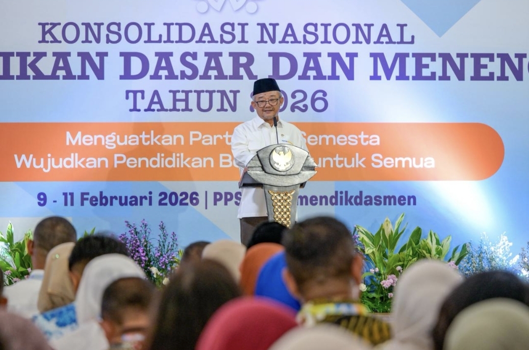 Revitalisasi Sekolah Lampaui Target, Mendikdasmen Gaspol Program Prioritas 2026