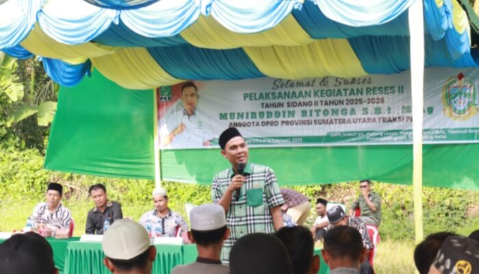 Muniruddin Ritonga Siap Perjuangkan Soal Pupuk Hingga Infrastruktur Ke DPRD Sumut