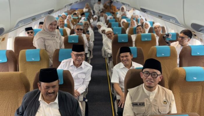 Wamenhaj Resmikan Pesawat Manasik di Aceh, Jamaah Bisa Simulasi Penerbangan Haji