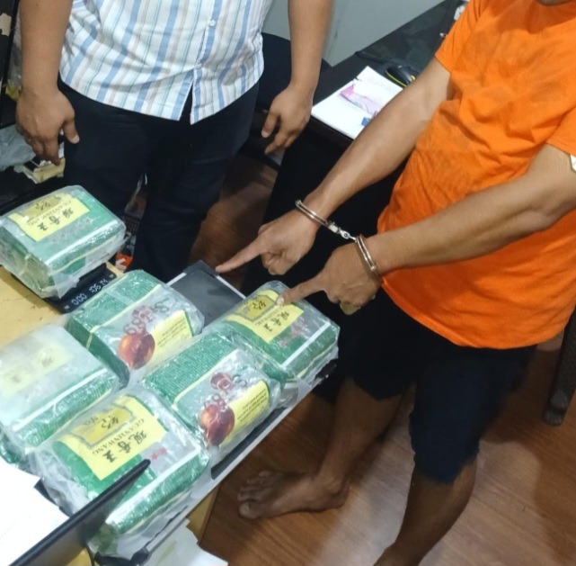 Poldasu Gagalkan Penyelundupan 8 Kg Sabu Modus Kemasan Bika Ambon, Dua Warga Medan Diamankan