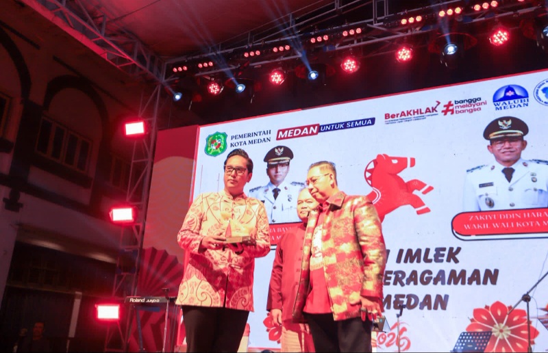 Ribuan Warga Medan Rayakan Imlek 2577, Rico Waas Tegaskan Persatuan Dalam Keberagaman