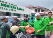 PKB Sumut Bagikan 200 Paket Takjil Untuk Pengemudi Ojol Selama Ramadan