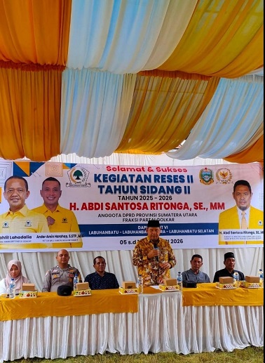 H Abdi Santosa Ritonga SE MM Serap Aspirasi Warga Dapil VI, Soroti Bahaya Narkoba Dan Infrastruktur