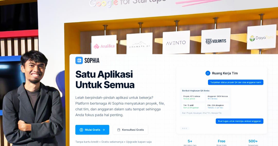Volantis Luncurkan Sophia AI, Perkuat Transformasi Produktivitas Dan Knowledge Management Di Era Otomasi