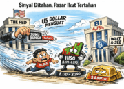 The Fed Beri Sinyal Tahan Bunga, Rupiah Dan Emas Terkoreksi