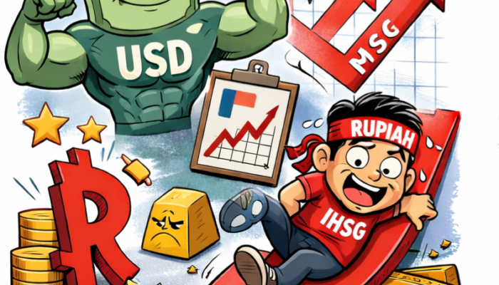 Data AS Membaik, IHSG, Rupiah Dan Harga Emas Kompak Terkoreksi