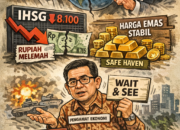 Iran – AS Belum Capai Kesepakatan, IHSG Dan Rupiah Melemah, Emas Bertahan