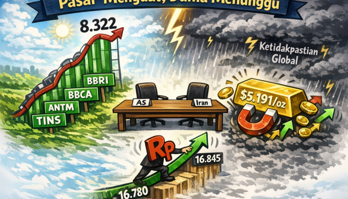 Pasar Keuangan Dan Harga Emas Menguat Jelang Pertemuan AS–Iran