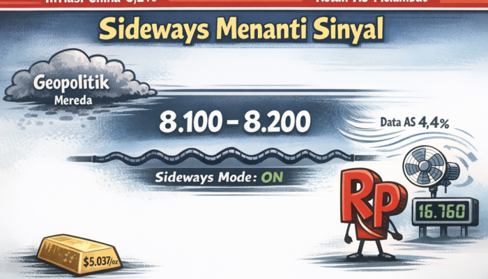 Pasar Fokus Data Ekonomi Global, IHSG Dan Rupiah Menguat Tipis