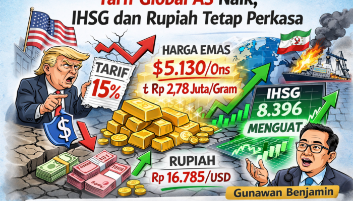 Tarif Global AS Naik, IHSG Dan Rupiah Tetap Perkasa