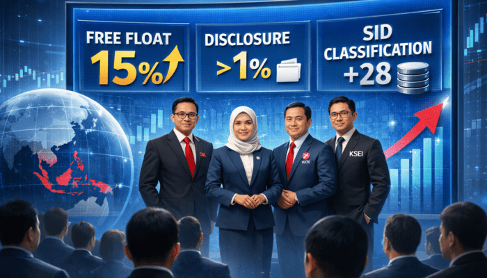 Perkuat Kepercayaan Investor, OJK, BEI, KSEI Dorong Penyesuaian Free Float Dan Keterbukaan Data
