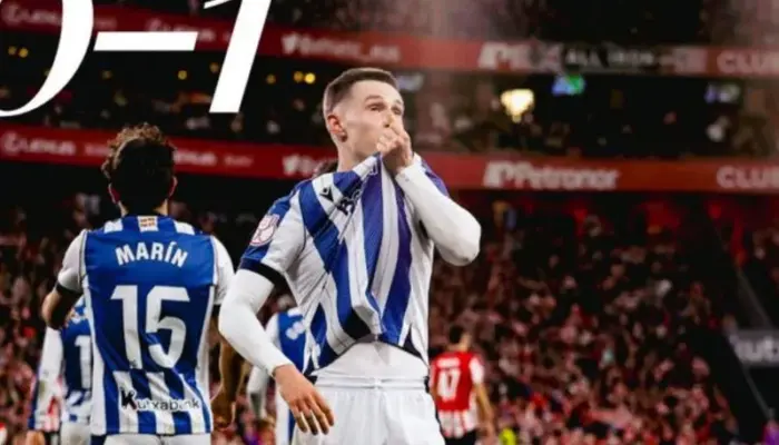 Real Sociedad Menangi Leg 1 Semifinal Copa del Rey Atas Bilbao