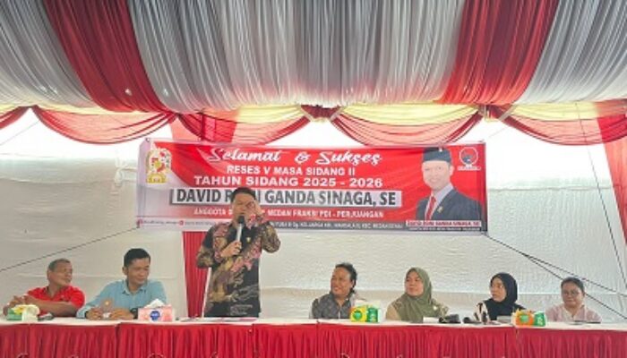 Reses David Roni Ganda Sinaga Serap Keluhan Warga Soal Bansos, Kesehatan Dan Pendidikan
