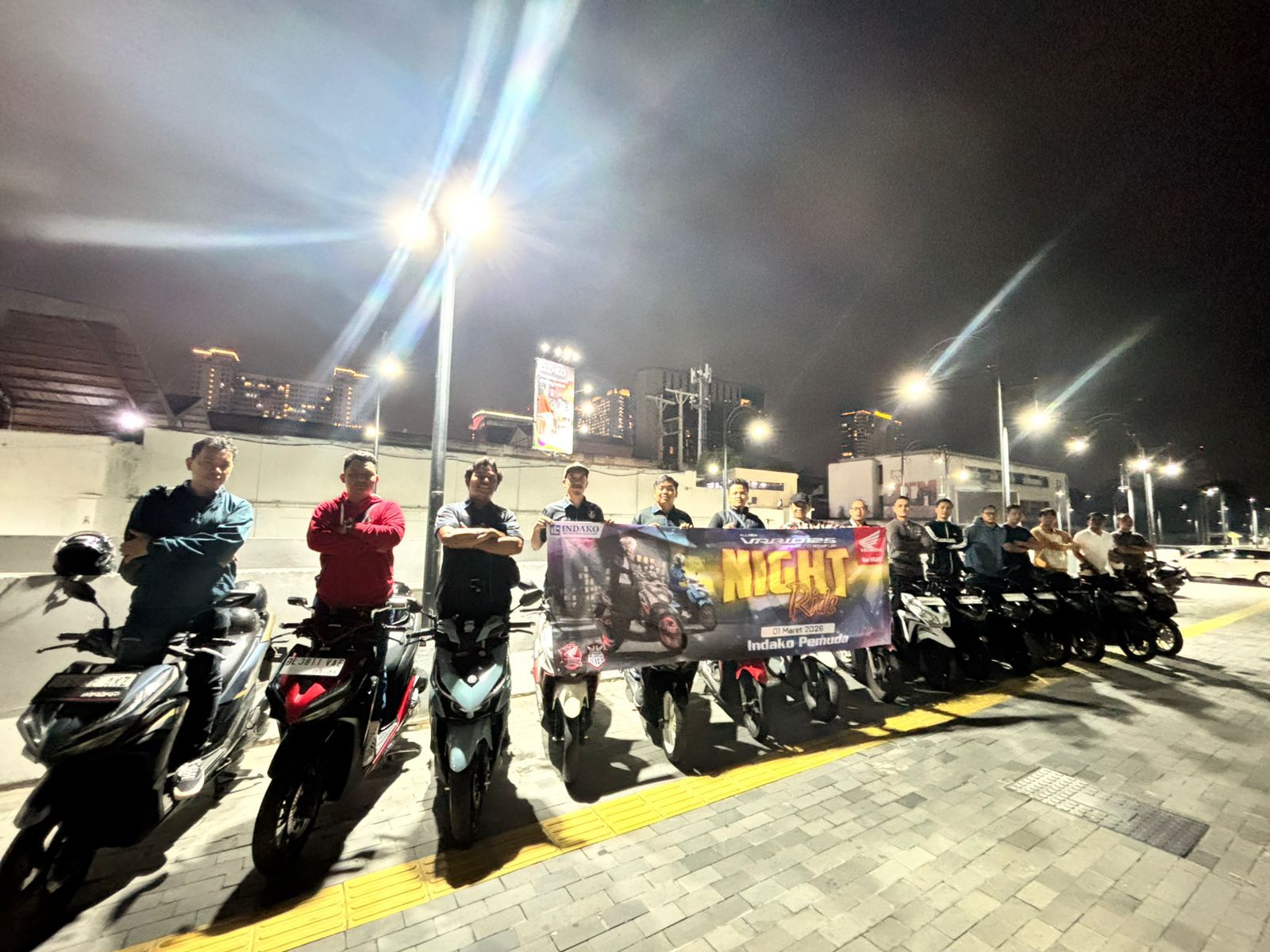 Vario Night Ride Usung Semangat Kebersamaan