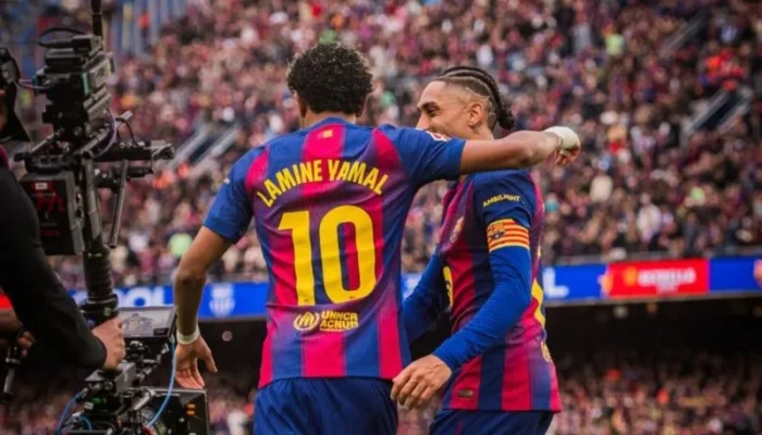 Hattrick Pertama Yamal Bersama Barcelona