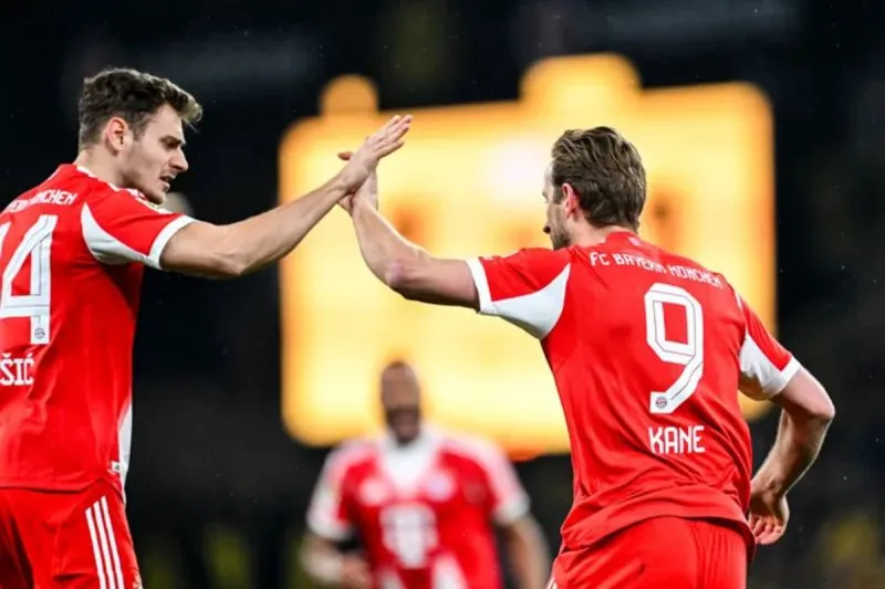 Harry Kane 2 Gol, Muenchen Menang Dramatis Lawan Dortmund