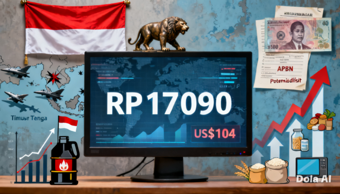 Rupiah Terpuruk ke Rp17 Ribu per Dolar AS