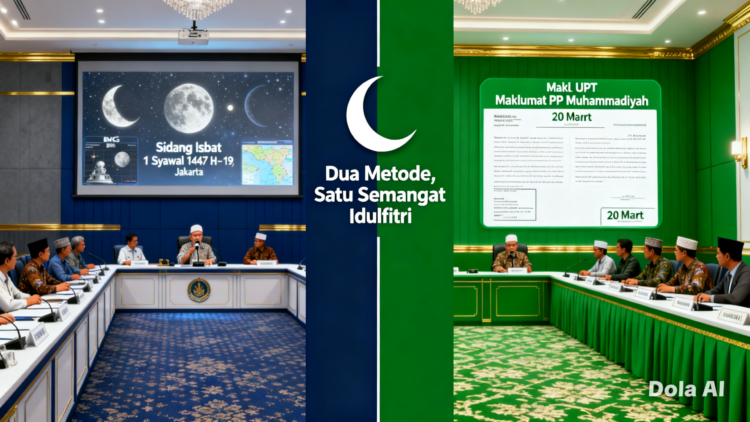 Kemenag Sidang Isbat 19 Maret, Muhammadiyah Lebaran 20 Maret