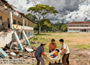 Bangunan Bekas SD Roboh, 1 Pelajar Tewas
