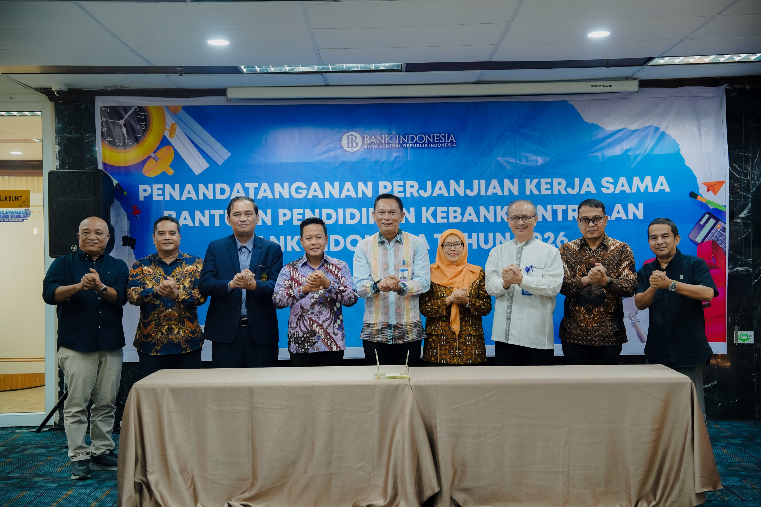 BI Sumut Gandeng 8 Kampus, Perkuat SDM Lewat Program Bantuan Pendidikan Kebanksentralan 2026