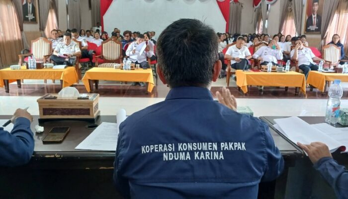 Wabup Pakpak Bharat Minta Koperasi Nduma Karina Kembangkan Unit Usaha