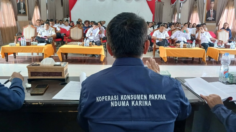 Wabup Pakpak Bharat Minta Koperasi Nduma Karina Kembangkan Unit Usaha