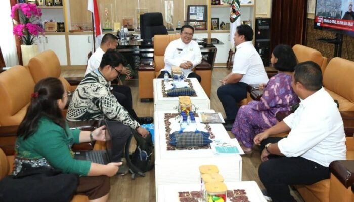 Wali Kota Wesly Bahas Program Pendidikan Dengan Unicef Dan Tanoto Foundation