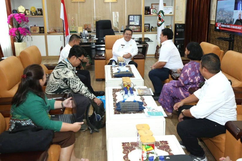 Wali Kota Wesly Bahas Program Pendidikan Dengan Unicef Dan Tanoto Foundation