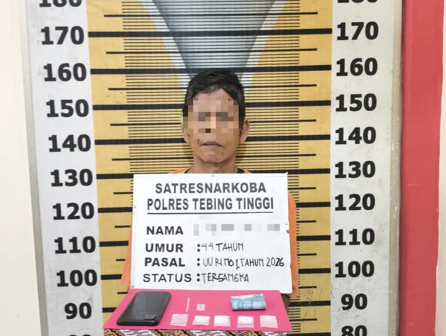 Polisi Tangkap Pengedar Sabu Di Kampung Kurnia Tebingtinggi
