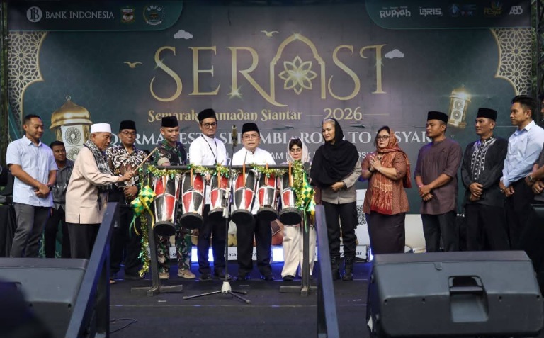Wesly Silalahi Buka Semarak Ramadhan Siantar 2026 Dengan Gondrang Simalungun