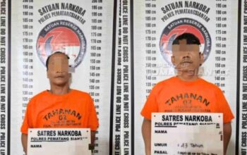 Polres Pematangsiantar Gagalkan Peredaran Sabu Di Jalan WR Supratman