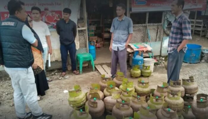 Polres Padanglawas Sidak LPG 3 Kg, Beberapa Tabung Diamankan