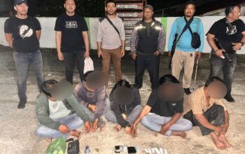 5 Pelaku Narkoba Di Bekas Galon Pertamina Seribudolok Diamankan