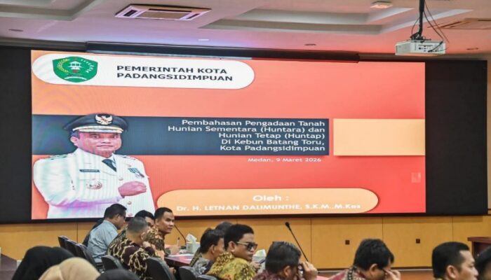 Pemko Padangsidimpuan Percepat Lahan Hunian Tetap Korban Bencana