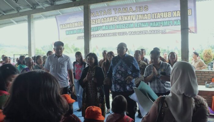 Bupati Dairi Resmikan Program Air Aman Di Pegagan Julu III Untuk 230 KK