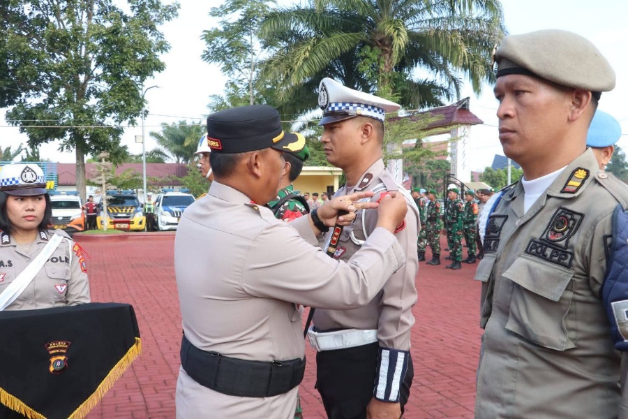 Polres Simalungun Gelar Pasukan Ops Ketupat Toba 2026, Kawal Mudik Lebaran