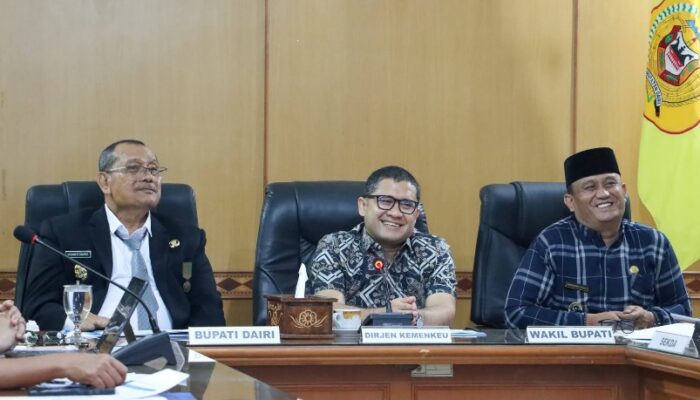 Pemkab Dairi Dan Dirjen Strategi Ekonomi-Fiskal Kemenkeu Bahas Penguatan Ekonomi Daerah