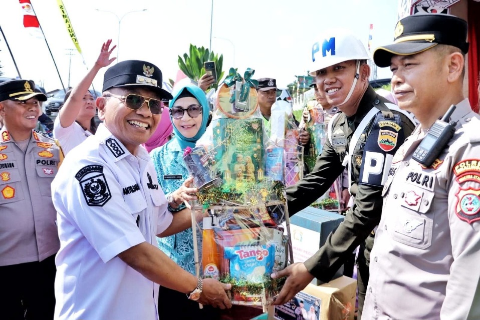 Bupati Simalungun Tinjau Pospam-Posyan Jelang Idul Fitri