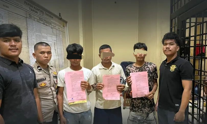 Polisi Amankan 3 Terduga Pencuri Sawit Di Padanglawas