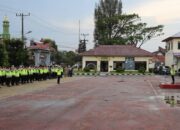 Polres Dairi Gelar Apel Pengamanan Takbiran, Tekankan Sinergi Lintas Instansi