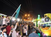 Kapolres Dairi Hadiri Pelepasan Pawai Takbiran, Pengamanan Kondusif