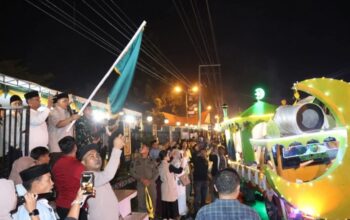 Kapolres Dairi Hadiri Pelepasan Pawai Takbiran, Pengamanan Kondusif