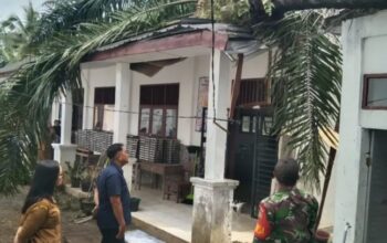 Angin Puting Beliung Terjang Gunung Maligas, 1 Rumah Dan 1 Sekolah Rusak