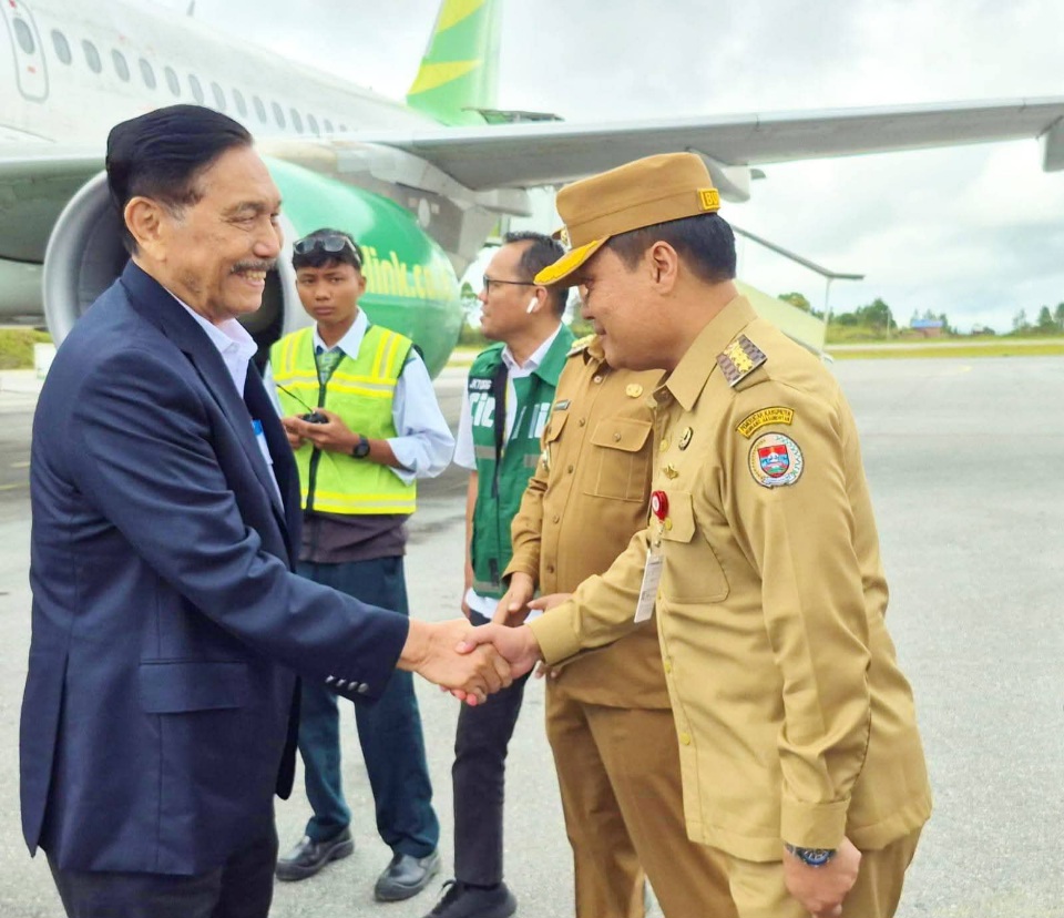 Bupati Humbahas Sambut Kunjungan Kerja Ketua DEN Luhut Binsar Pandjaitan