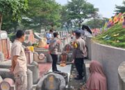 Polsek Padang Hilir Monitor Sembahyang Ceng Beng Etnis Tionghoa