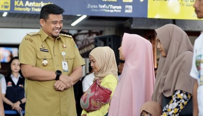 Lepas 6.500 Lebih Peserta Mudik Gratis Idulfitri, Bobby Nasution Ingin Kurangi Mobilitas Kendaraan Pribadi