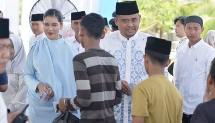Gubernur Sumut Bobby Nasution Gelar Open House Idulfitri, Ribuan Warga Padati Rumah Dinas